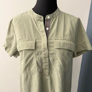 J Crew Army Green Dress